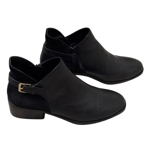 Cole Haan Women's Althea Leather/Suede Ankle Boot Black Size 7.5 - Picture 4 of 10